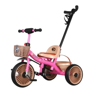 2-in-1 Kids Tricycle with Parent Push Handle - Grows With Your Child