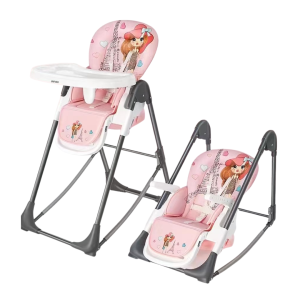 BabyLioni Deluxe 2-in-1 Infant-to-Toddler Rocker - Portable Baby Seat with Soothing Vibrations and Toy Bar