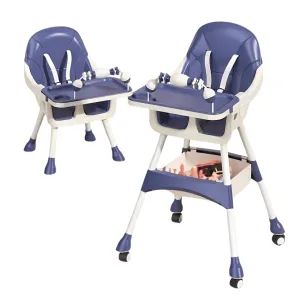 2-in-1 Convertible - Foldable Baby High Chair - Grows With Your Child from Baby to Toddler