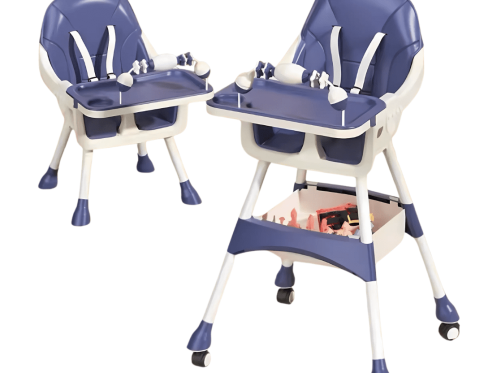 2-in-1 Convertible – Foldable Baby High Chair – Grows With Your Child from Baby to Toddler