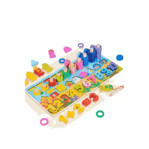 5-in-1 Wooden Multifunctional Learning Board