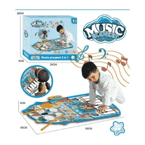 Interactive Musical Piano & Instrument Playmat - A Fun "Touch-and-Play" Music Toy