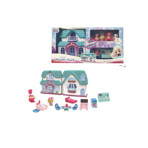 Adorable Dream Villa Dollhouse Playset - Complete with Furniture and Figures