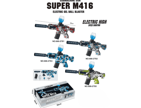 M416 Electric Gun – Super High-Speed Gel Ball Blaster