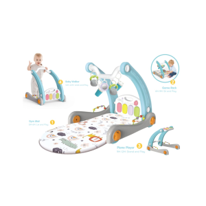 Kids Melody Multifunctional Stepping Walker & Gym Mat