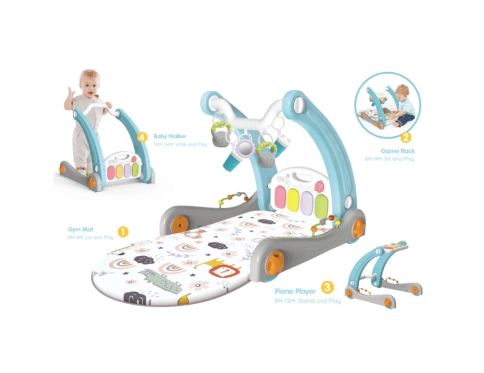 Kids Melody Multifunctional Stepping Walker & Gym Mat