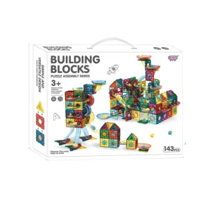 Tiles & Marble Run Building Set - 143-Piece Creative STEM Toy