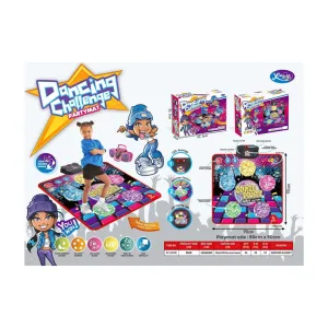 Electronic Light-Up Dancing Challenge Mat - An Arcade-Style Music & Game Pad