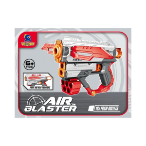 Power Action "Air Blaster" Dart Gun - with Realistic Vibrations & 16 Foam Darts