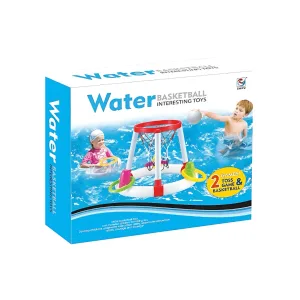 2-in-1 Floating Pool Basketball & Ring Toss Game Set