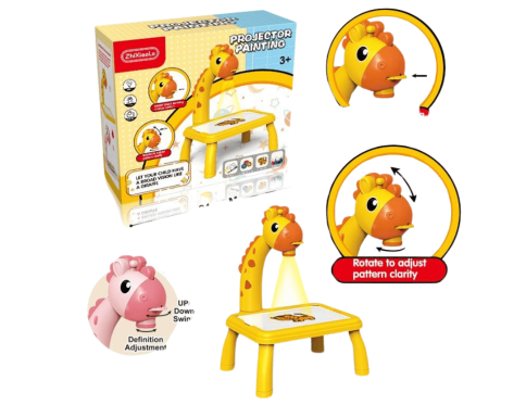 Giraffe Projector Drawing Table for Kids – Learn to Draw with Light