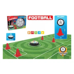Indoor Hover Soccer Training Set - A Light-Up Floating Football with 4 Cones