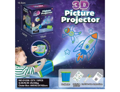 Kids Picture Projector & Drawing Kit – A Fun “Trace with Light” Art Toy
