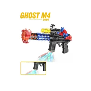 "Ghost M4" Electronic Toy Machine Gun - with Lights, Sounds, and Vibration