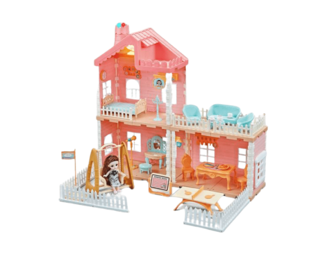 Magical Princess Dreamhouse Villa – with Real Mist Spray, Lights, and Furniture
