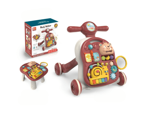 3-in-1 Multi-Function Baby Music Walker & Activity Table