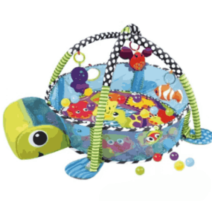 Turtle Convertible Playpen & Ball Pit Play Mat