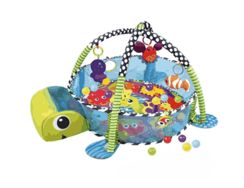 Turtle Convertible Playpen & Ball Pit Play Mat