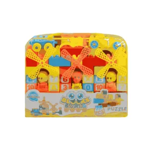 79-Piece Educational Building Blocks Train Set in Backpack