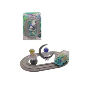 Space Astronauts and Moon Theme – Educational STEM Mini Car Racing Track for Kids