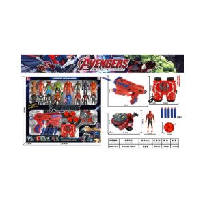 Avengers Age of Ultron Hero Warrior Set - 16 Action Figures with Dart Blaster, Binoculars & Target