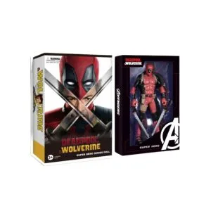 Marvel Avengers Deadpool & Wolverine 18-inch Action Figure – Large Scale Super Hero Series Doll with Movable Joints