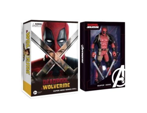 Marvel Avengers Deadpool & Wolverine 18-inch Action Figure – Large Scale Super Hero Series Doll with Movable Joints