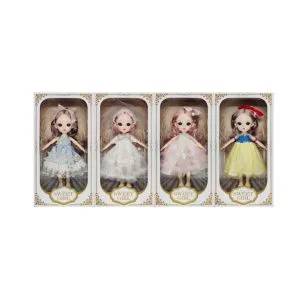 Sweet Girl 8-Inch Princess Doll (20cm) – Ball Jointed Doll (BJD) with 3D Eyes, Lace Tulle Dress & Floral Accessories