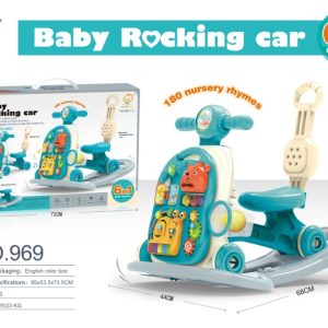 4-in-1 Baby Walker, Ride-on Scooter & Activity Table