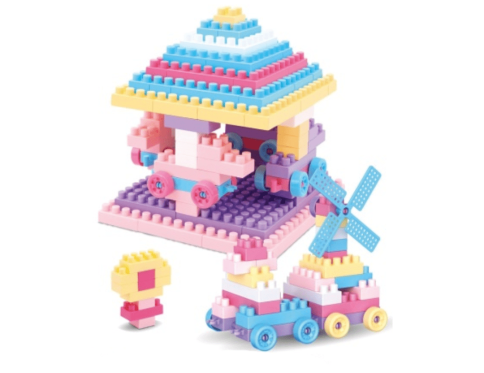 Artist Kids Playground Building Blocks – Windmill & Slide Educational Set (250 PCS)