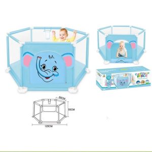 125cm Printed Elephant Children's Playpen