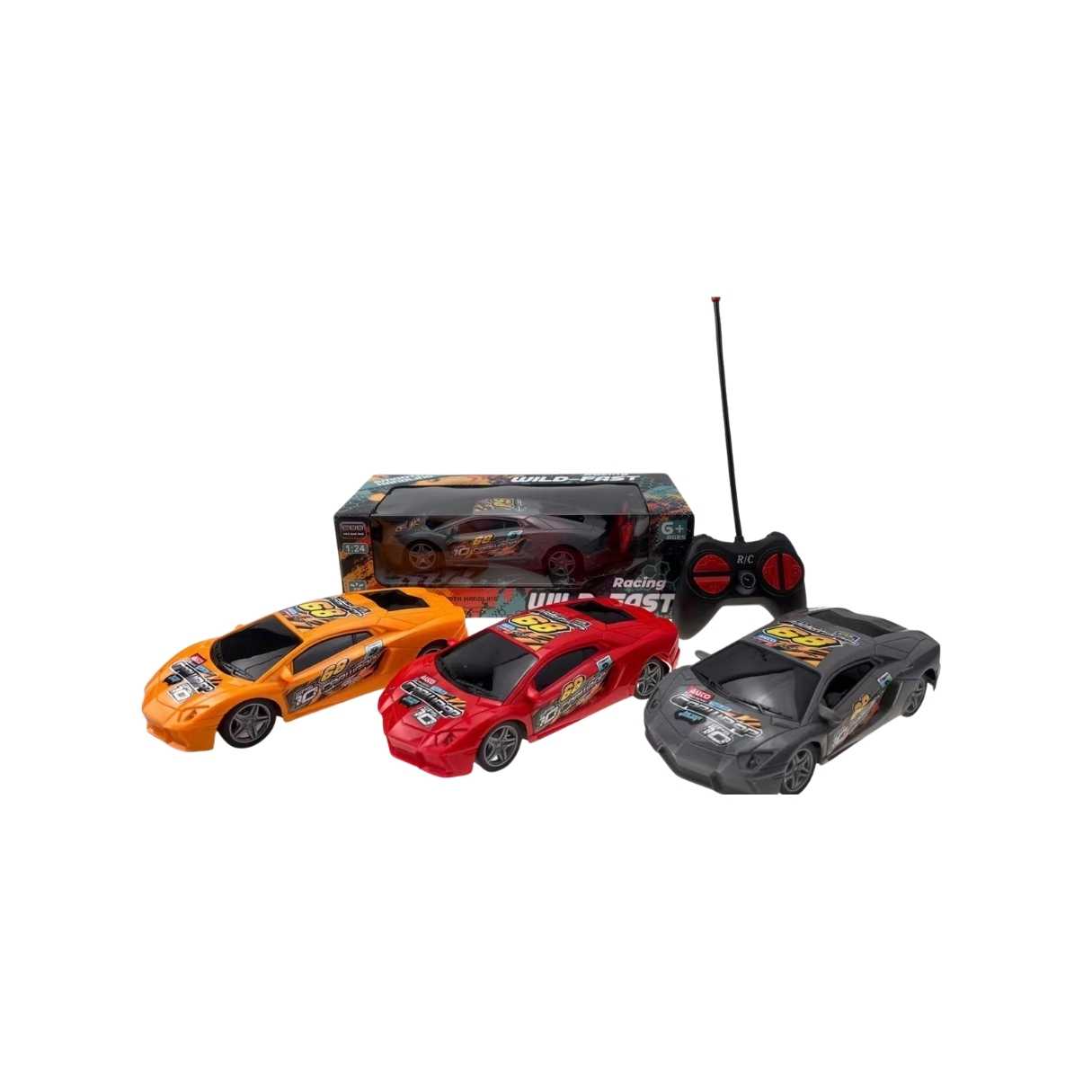 Wild Fast: 1:24 Scale Remote Control Racing Car.